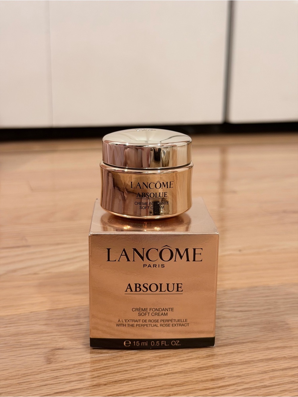 Lancôme Absolue Soft Cream in Metallic Gold Packaging